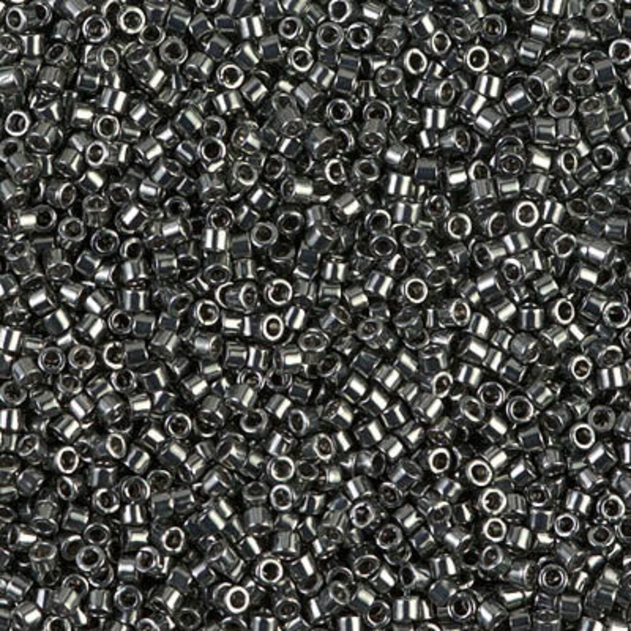 Miyuki Delica Bead 11/0, DB0457, Galvanized Dark Steel Green, 5 grams